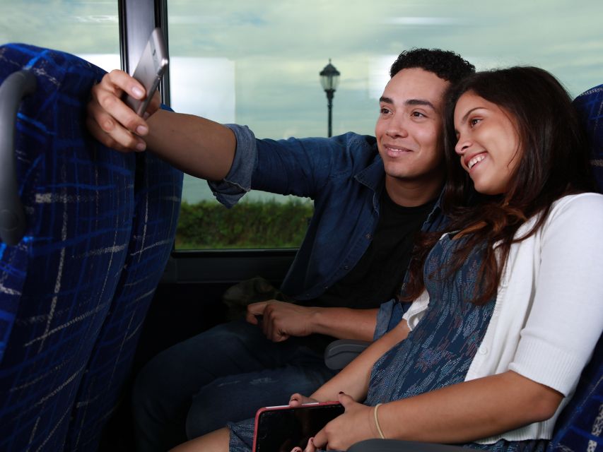 Airport transfer between Chicago O'Hare and Milwaukee - What You Get on the Couch USA Bus: Comfort and Practical Amenities