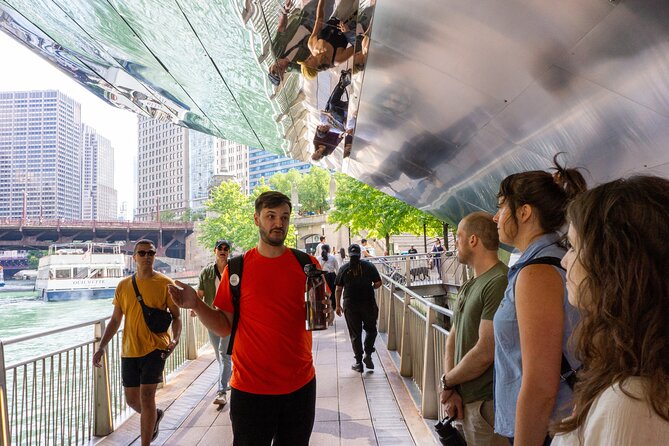 Architecture & History Guided Tour along the Chicago Riverwalk - Centennial Fountain and Water Arc: Milestones Put Into Motion