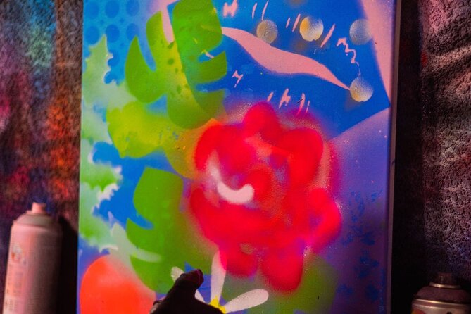 BYOB Spray Paint and Sip at Studio W.I.P. - What you take home: picking a mini canvas that feels finished