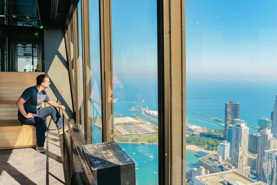 Chicago: 360 CHICAGO Observation Deck Ticket - The 40-second elevator ride to the 94th floor