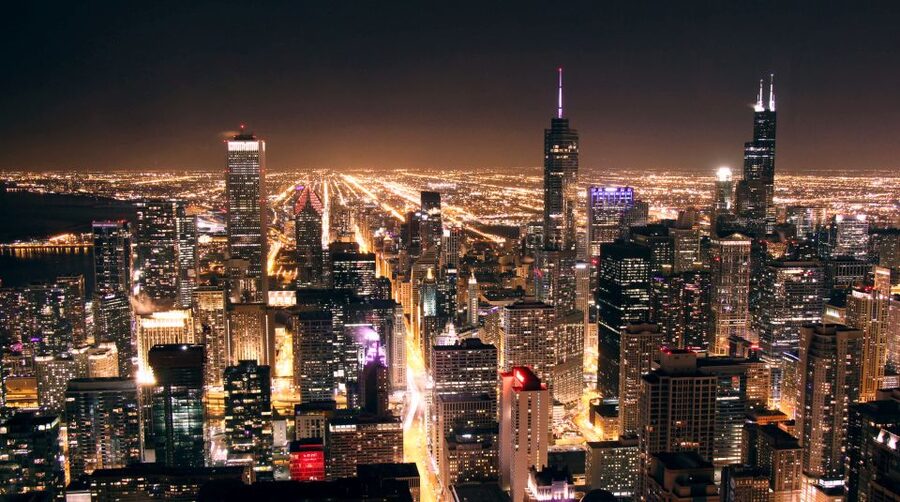 Chicago: 360 CHICAGO Observation Deck Ticket - Lower concourse exhibits, CloudWalk art, and the Magnicity app