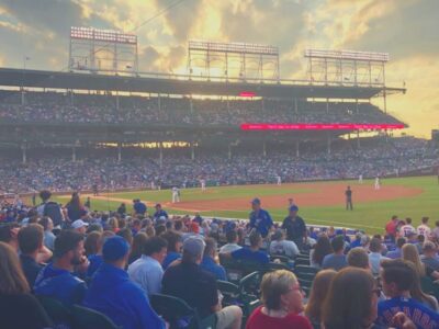 Chicago Cubs Baseball Game Ticket at Wrigley Field