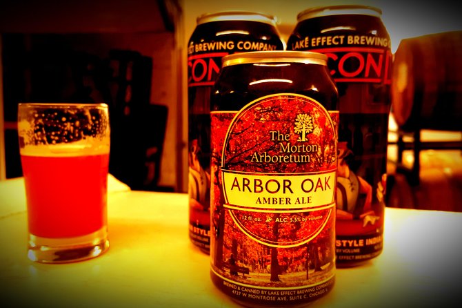 Chicago Craft Brewery Barrel Bus Tour - What tasting looks like: 45 to 55 ounces, plus different ways to pour