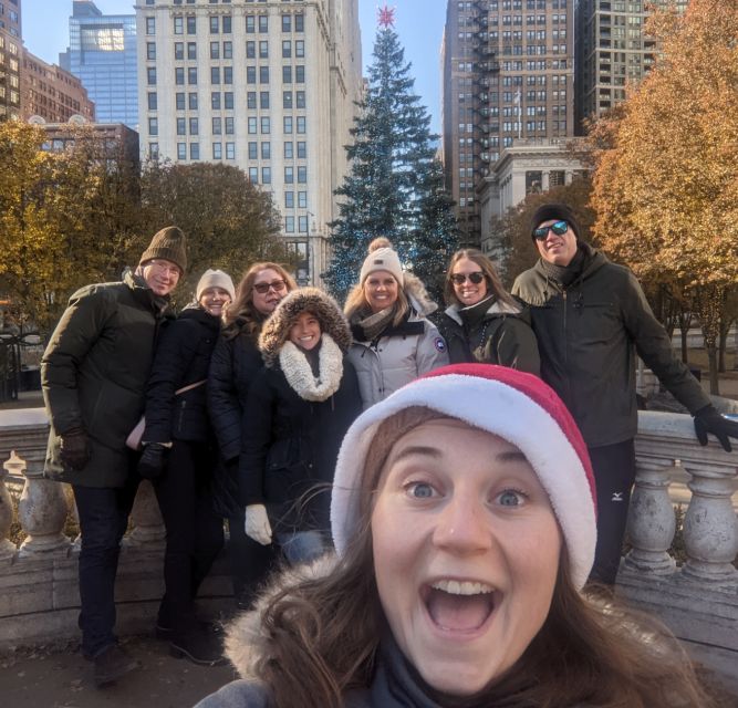 Chicago: Guided Holiday Walking Tour and Food Sampling - Millennium Park Christmas Tree and Ice Rink: The Biggest Wow Moment Early
