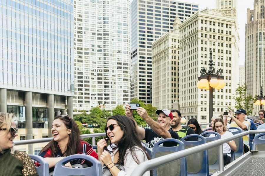 Chicago: Hop-on Hop-off Sightseeing Tour by Open-top Bus - Navy Pier is more than a stop, it is a whole mood