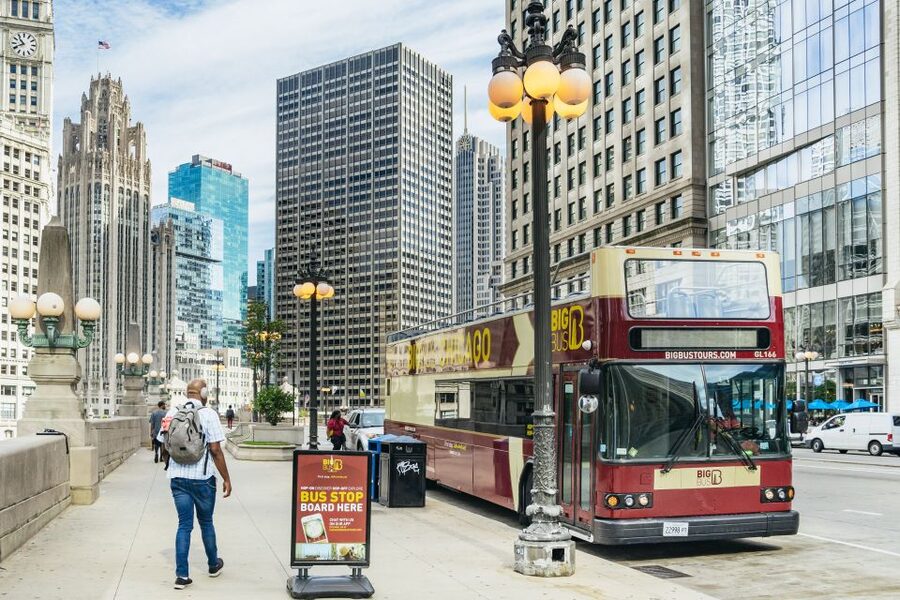 Chicago: Hop-on Hop-off Sightseeing Tour by Open-top Bus - Architecture Boat Cruise and the self-guided walking tours