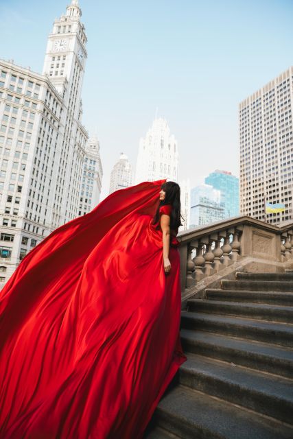 Chicago Luxury Flying Dress Photoshoot - What You Actually Get: Dress-Up Glam, Real Guidance, and a Shareable Gallery