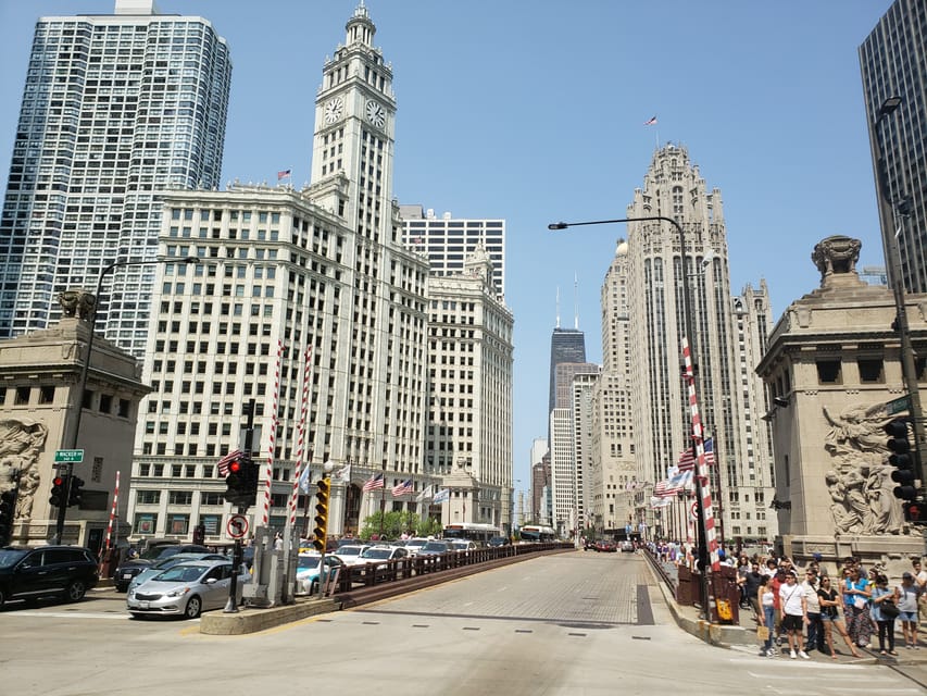 Chicago: Magnificent Mile Walking Tour - DuSable Bridge and the 1920s shift from factories to commerce