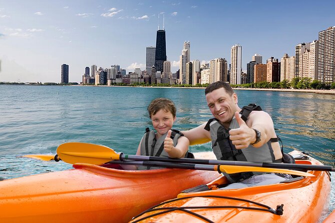 Chicago's Lake Michigan Downtown Kayak Rental at Ohio Street Beach - What You Do on the Water, From Navy Pier Views to Beach Stops