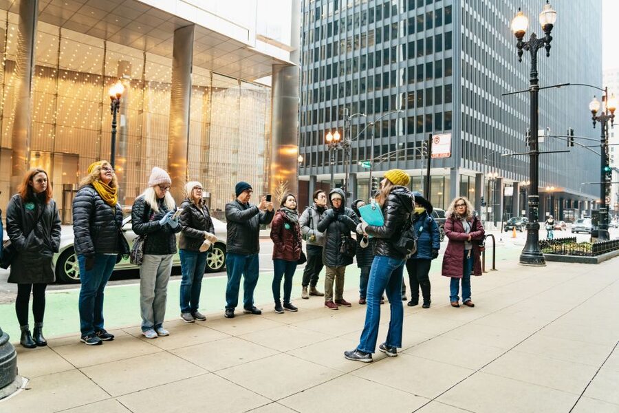 Chicago's Original Dazzling Architectural Interiors Tour - The Tiffany dome finale, Millennium Park, and The Bean
