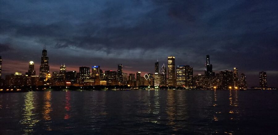 Chicago: Sunset Tour by Open-top Bus with Live Guide - Art on the Mart and the Moment the City Lights Turn On