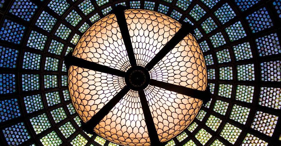 Chicago: Tiffany Art Glass Works Walking Tour - Stop 1: The Cultural Center Tiffany domes, where the scale hits you