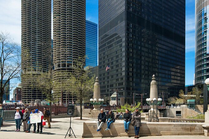 Chicago Walking Tour: Connecting Past and Present - Jay Pritzker Pavilion views, architecture meets public space