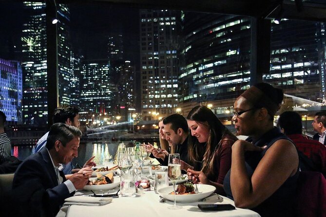 City Cruises Chicago: Fireworks Premier Plus Dinner Cruise - The Chicago skyline and Riverwalk views you get along the way