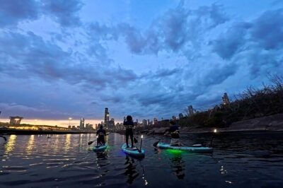 Glow and Glide Paddleboard Sunset Experience Chicago
