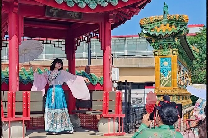 Hanfu Chinese Traditional Costume Try on - One full Hanfu set with accessories: what’s actually included
