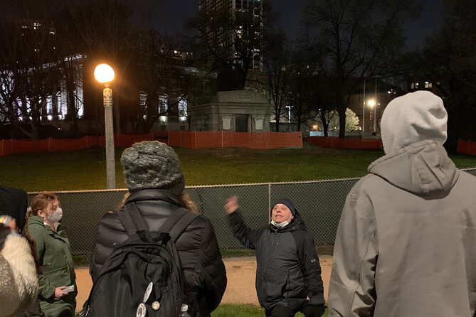 Lincoln Park Hauntings Ghost Investigation Tour - Stop 1 in Abraham Lincoln Park: haunted landmarks plus real Chicago events