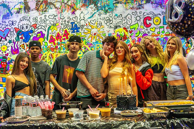 Private Shooting and Spinning DIY Painting Class in Chicago - The shooting phase: airsoft, balloons, and teamwork