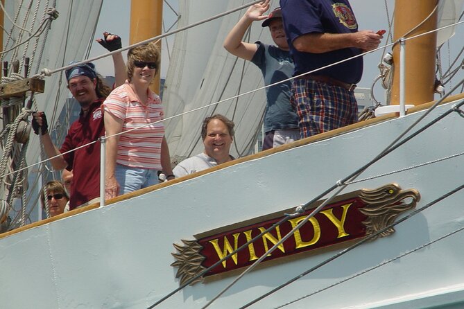 Sail on Tall Ship Windy, join us for our "Chicago Skyline Sail" - The sailing action: quiet scenic time, plus real ship work