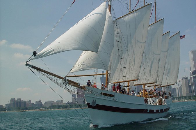 Sail on Tall Ship Windy, join us for our "Chicago Skyline Sail" - Crew personality: serious safety work, with a fun edge