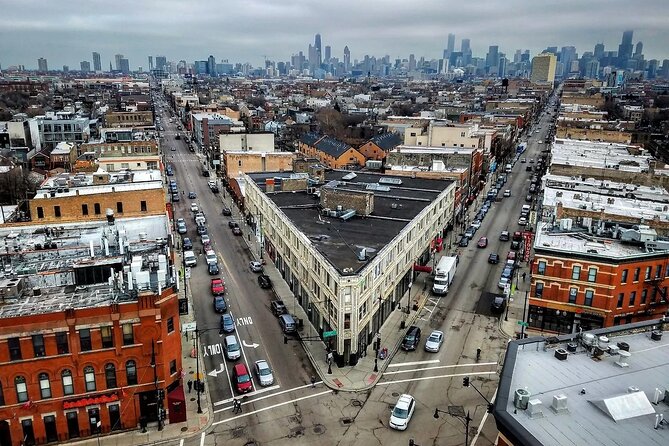 Wicker Park Walking Tour History Trivia and Local Flavors - The performing arts stop, theater plus music plus film plus books