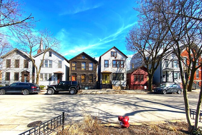 Workers Cottages of Oldtown Triangle Walking Tour - West Eugenie Street rowhouses, Harald Hansen’s rare five-house set